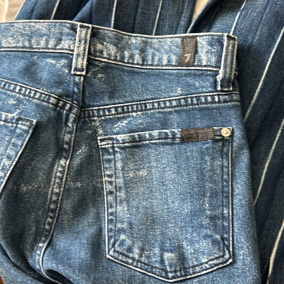 7 FOR ALL MANKIND DENIM JEANS PANTS SIZE 26 NWOT - Picture 9 of 10